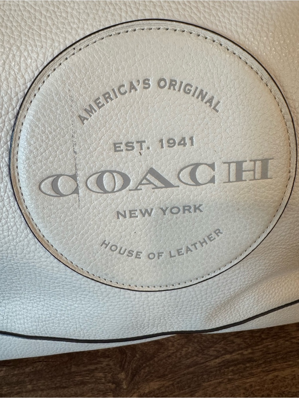 Ivory Coach Tote - Picture 2 of 7